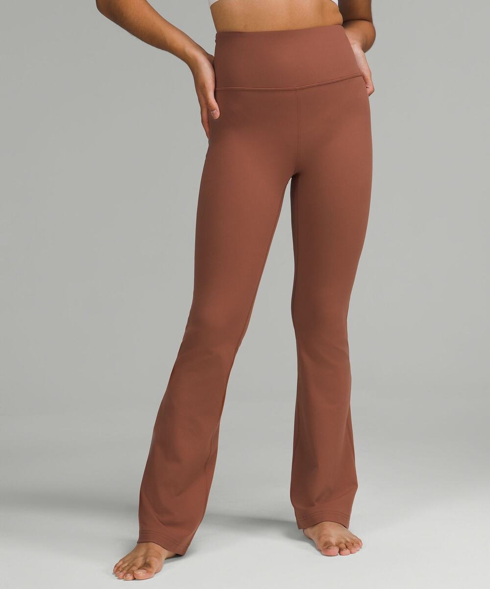 Lululemon Groove Super-High-Rise Flared Pant Nulu Ancient Copper - 4